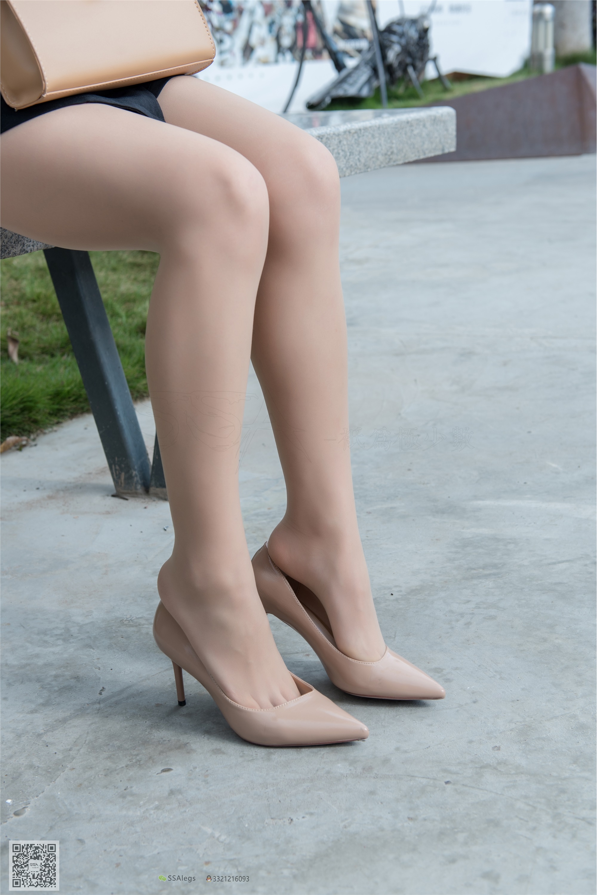 SSA丝社 NO.024 芷沫 高冷混血女王芷沫肉丝街拍